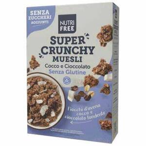 Nutrifree - Nutrifree super crunchy muesli cocco e cioccolato senza zuccheri aggiunti 300 g
