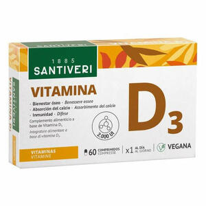 Santiveri - Vitamina d3 2000ui vegetale 60 compresse