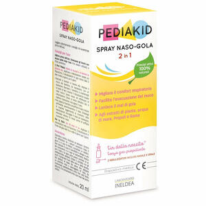 Spray naso-gola - Pediakid spray naso gola 20ml