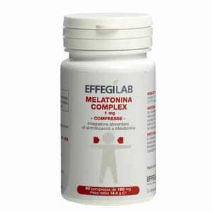 Effegilab - Melatonina complex 1mg 90 compresse