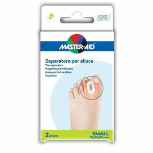 Master Aid - Separatore dita in gel master-aid footcare per alluce small 2 pezzi d1